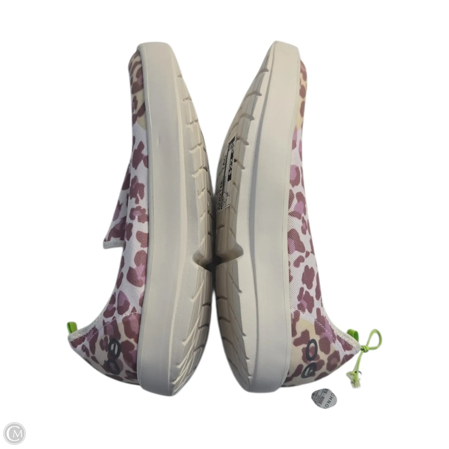Shoes Sneakers By Oofos In Pink, Size: 10