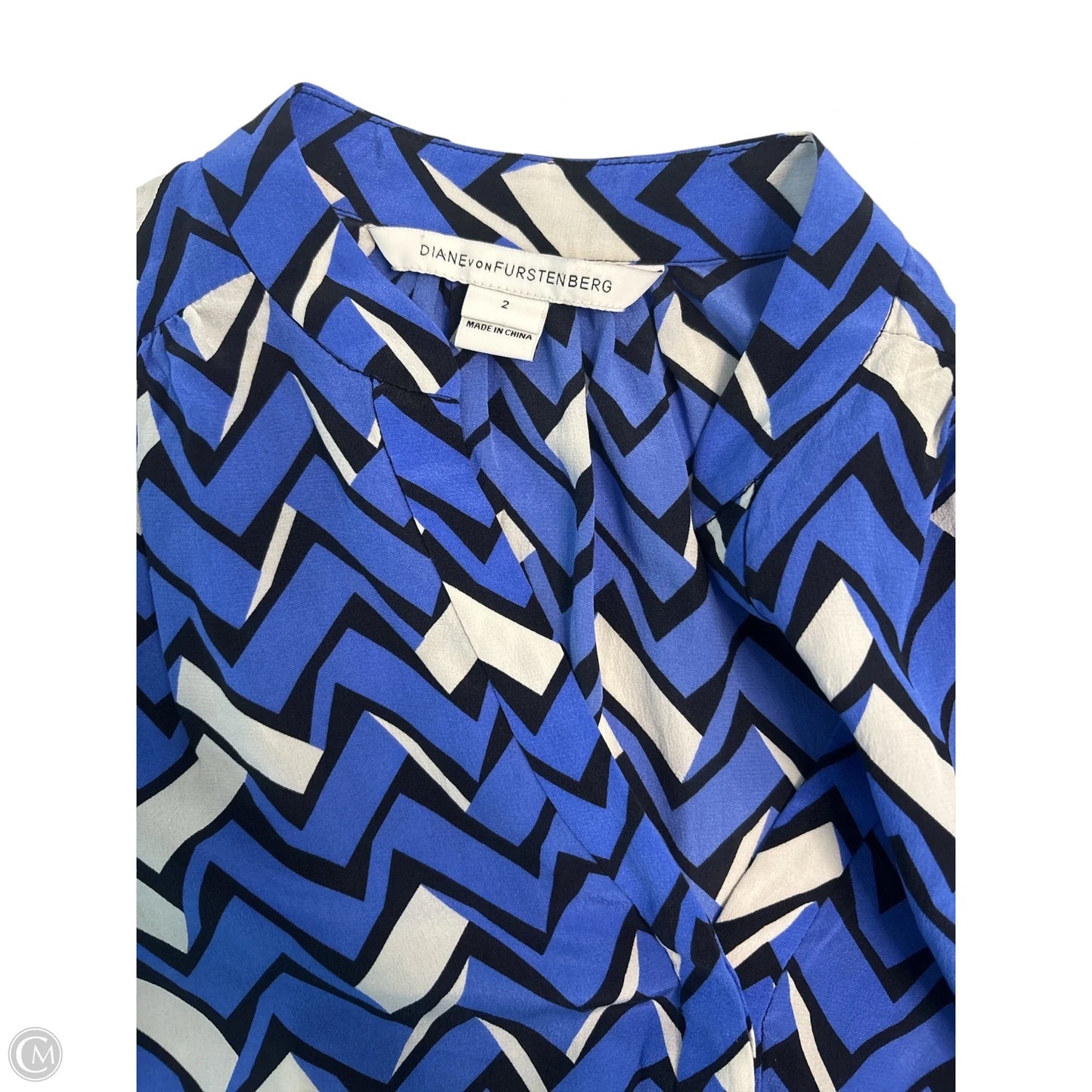 Dress Designer By Diane Von Furstenberg In Blue, Size: 2