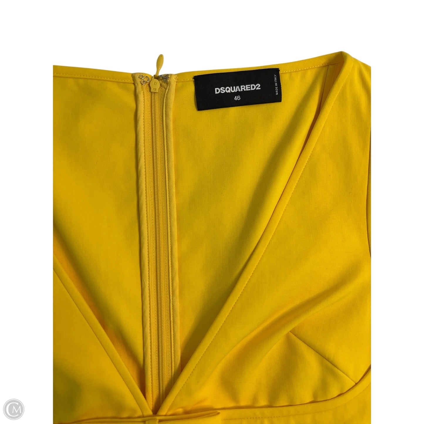 Dress Casual Midi By DSQUARED In Yellow, Size: L