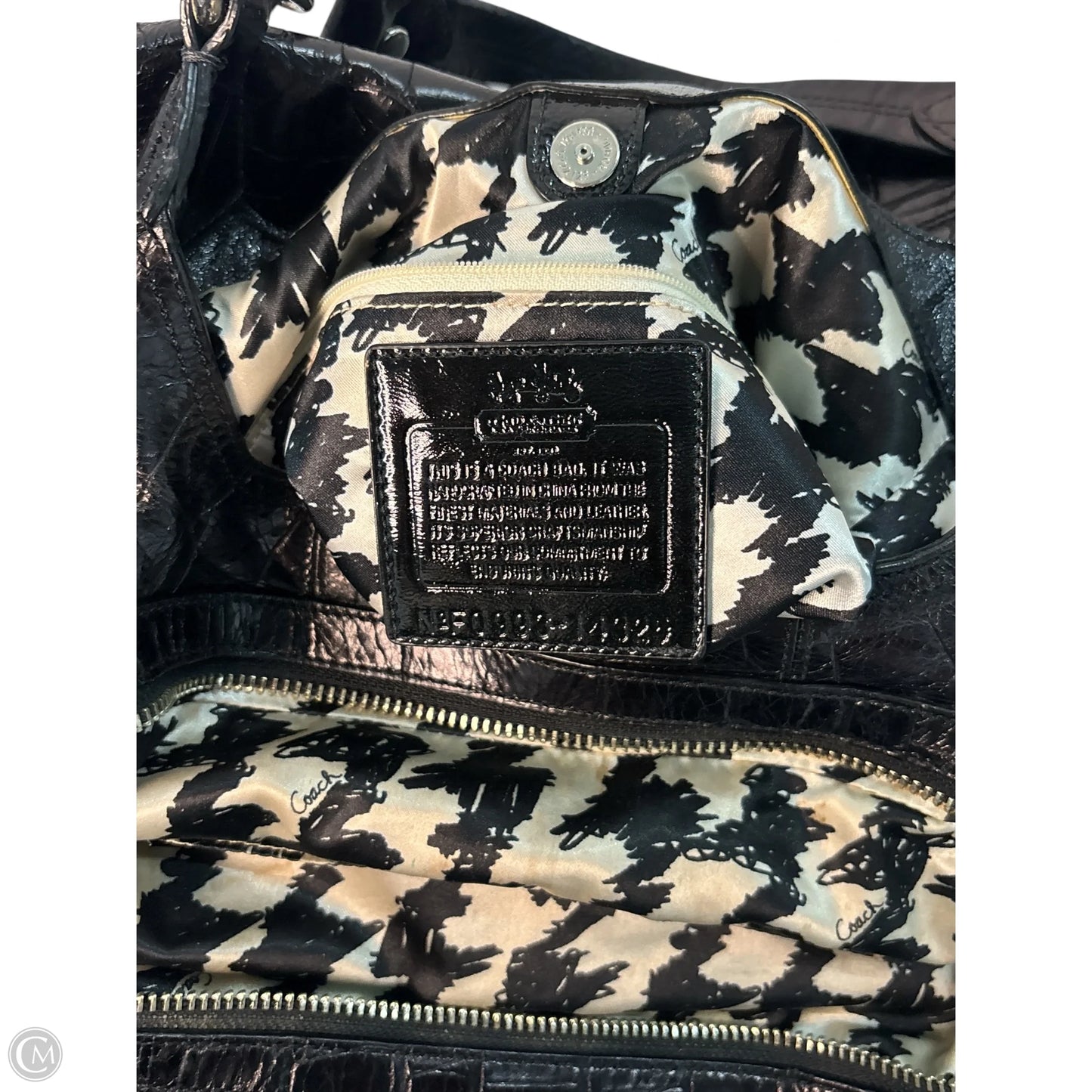 Handbag Designer By Coach, Size: Large