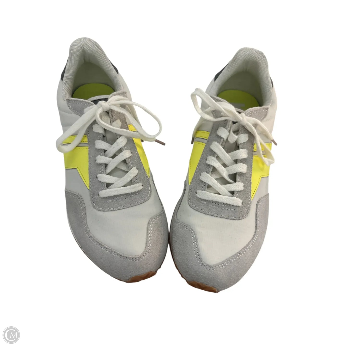 Shoes Sneakers By Keds In Grey & Yellow, Size: 8.5