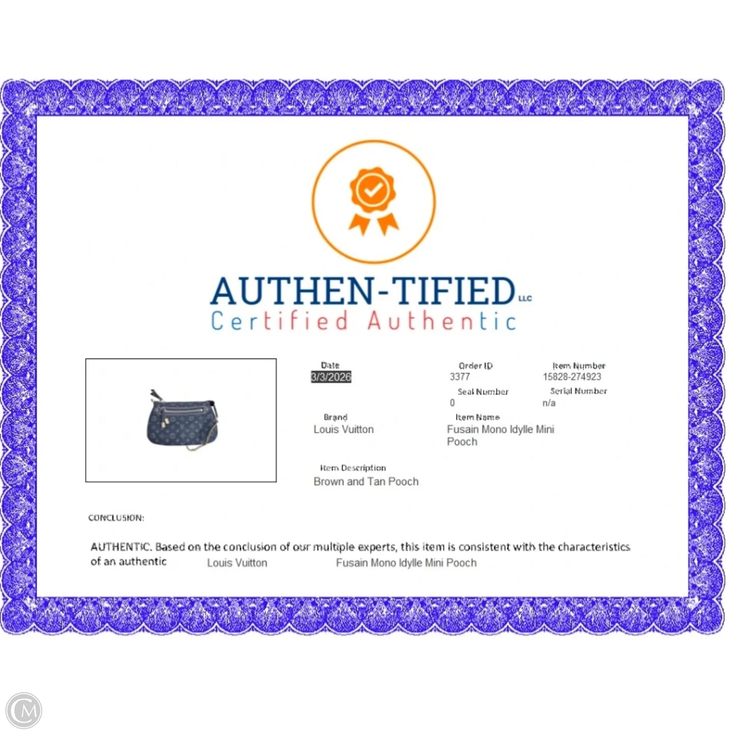 Wristlet Luxury Designer By Louis Vuitton, Size: Medium