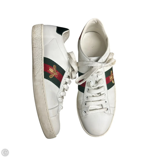 Shoes Luxury Designer By Gucci In White