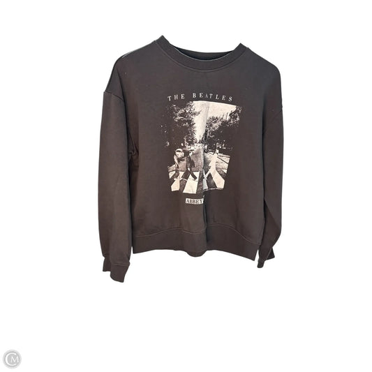Sweatshirt Crewneck By Clothes Mentor In Grey, Size: M