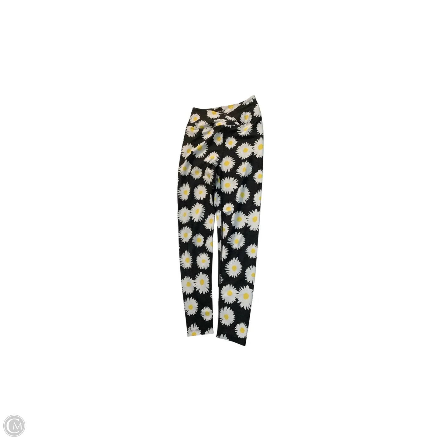 Athletic Pants 2pc By Year Of Ours In Black & Yellow, Size: S