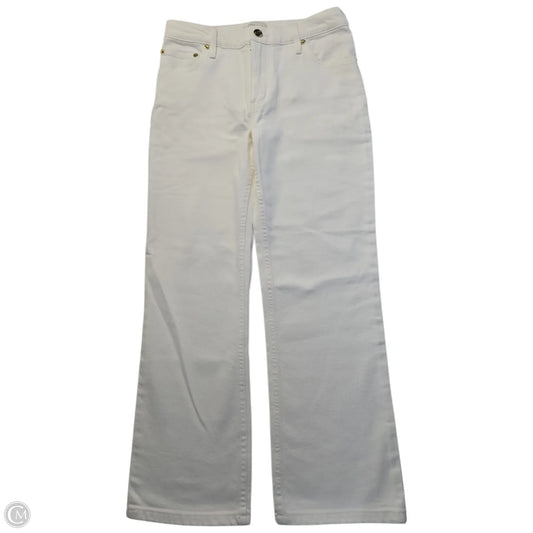 Jeans Designer By Tory Burch In Cream, Size: 2