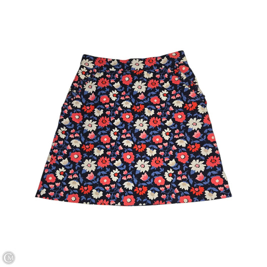 Skirt Designer By Kate Spade In Floral Print, Size: 0