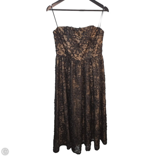 Dress Casual Midi By Mustard Seed In Black, Size: L