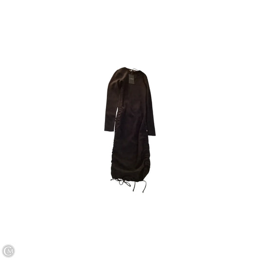 Dress Casual Midi By Clothes Mentor In Black, Size: Xxs