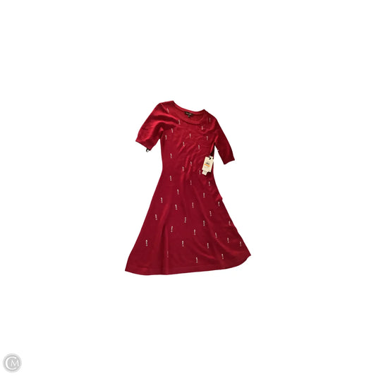 Dress Casual Midi By Kensie In Red, Size: S