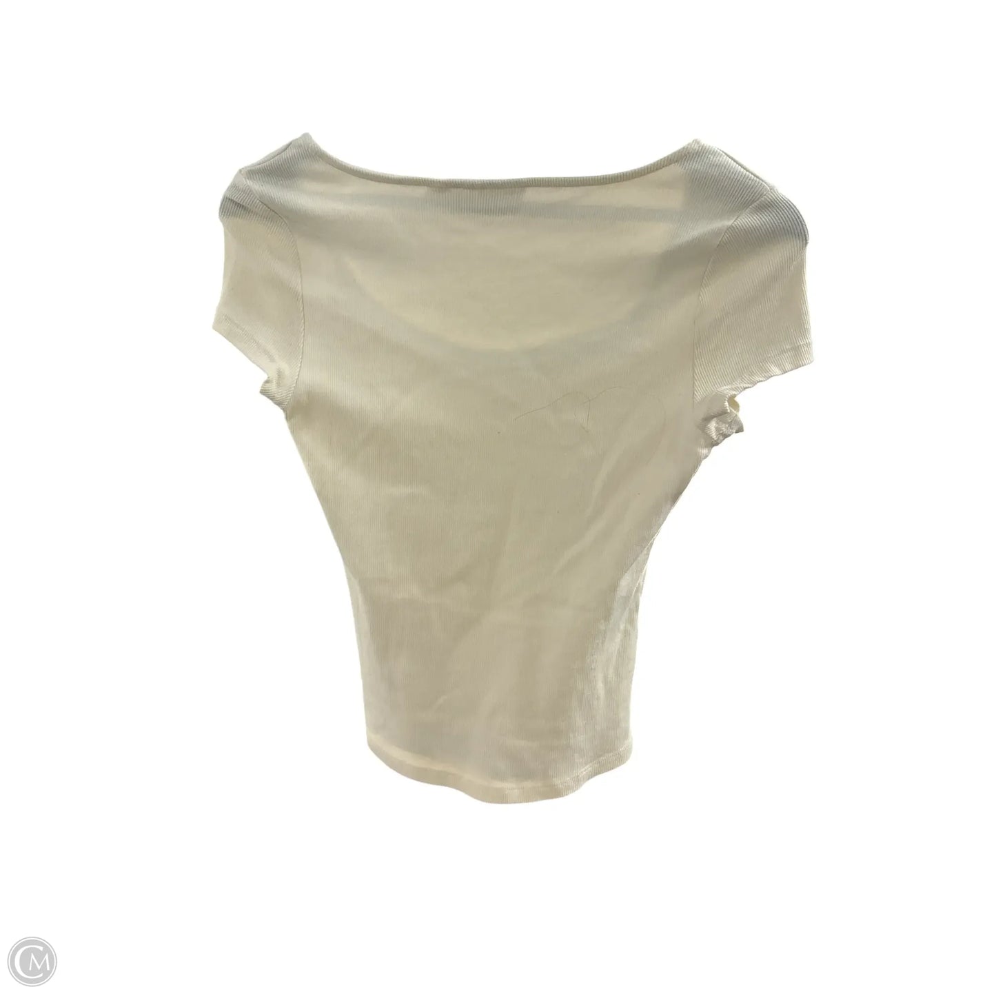 Top Short Sleeve Basic By Maeve In Cream, Size: S