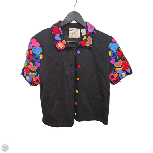 Cardigan By Michael Simon In Black, Size: S