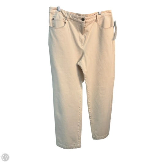 Pants Luxury Designer By St John Collection In Cream, Size: 14
