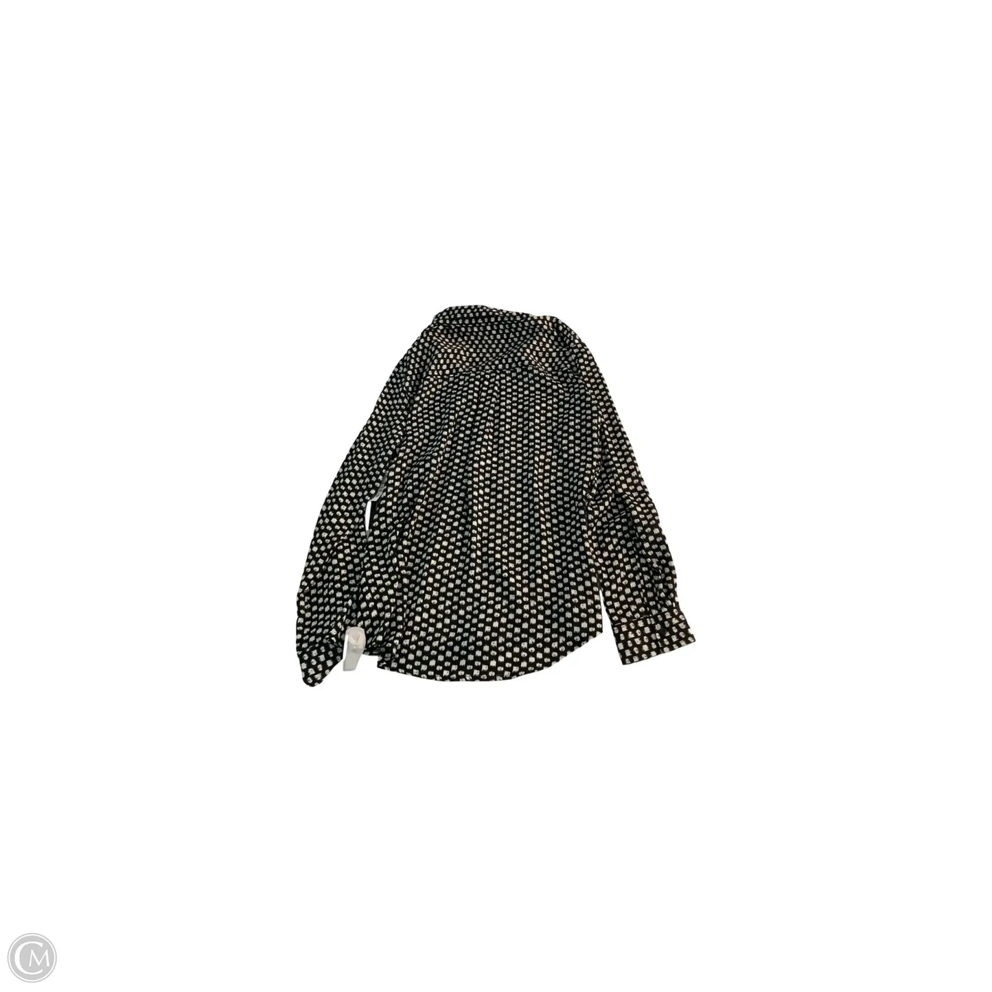 Top Long Sleeve Basic By Liverpool In Black & White, Size: S