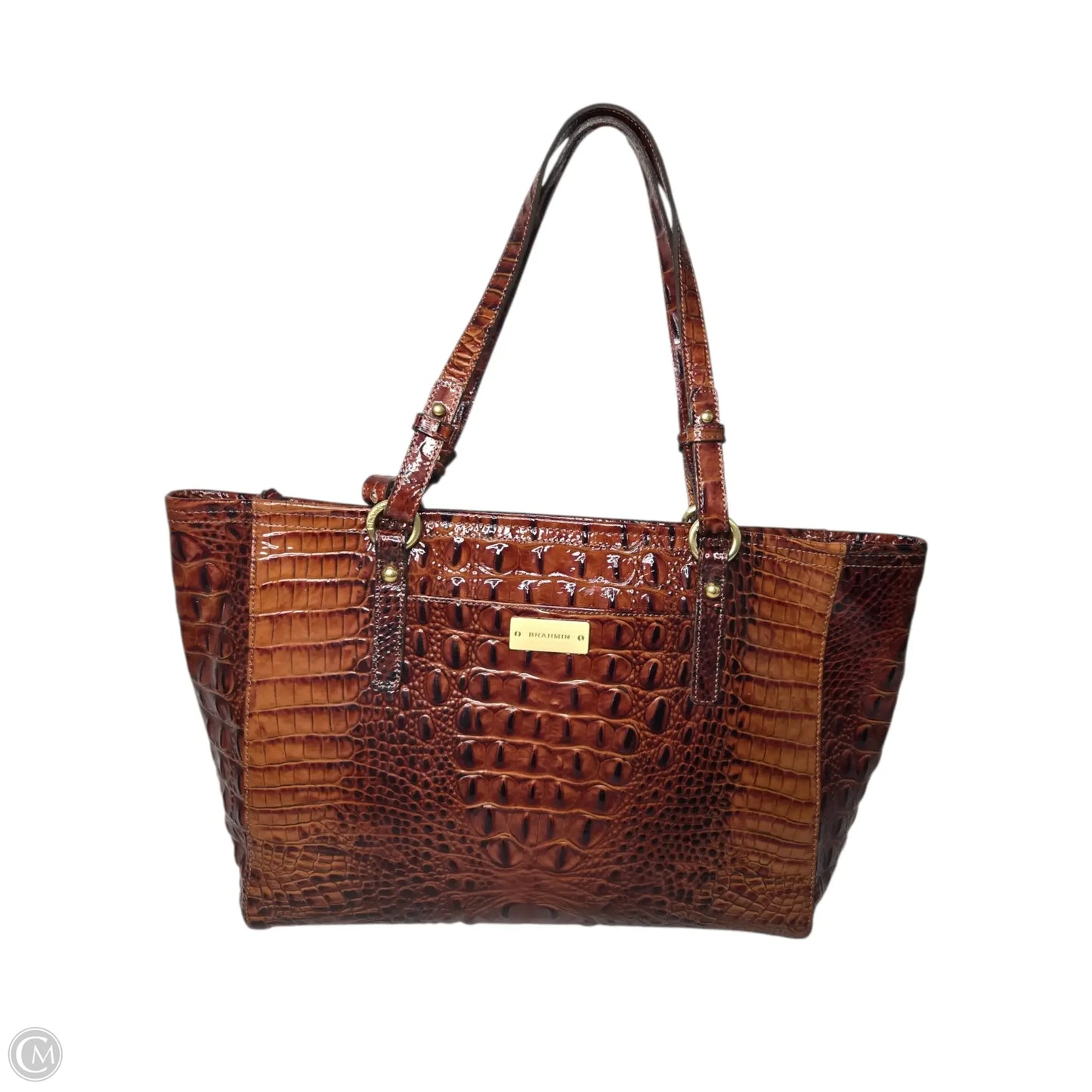 Handbag Designer By Brahmin, Size: Large
