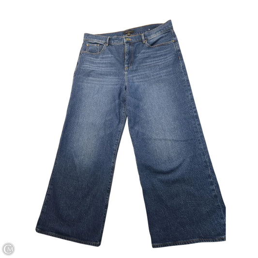 Jeans Wide Leg By Ann Taylor In Blue, Size: 12