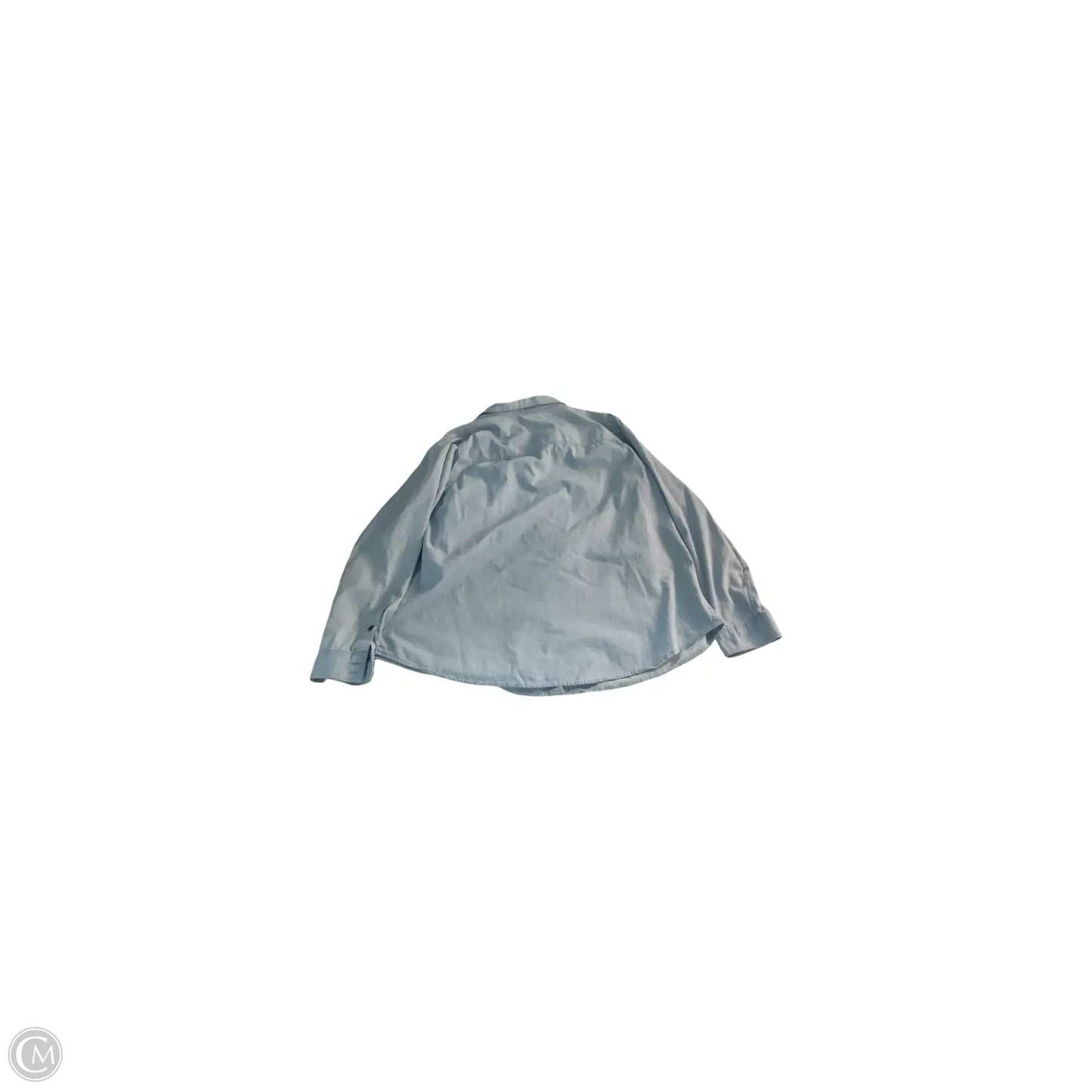 Top Long Sleeve Basic By Torrid In Blue, Size: 1x