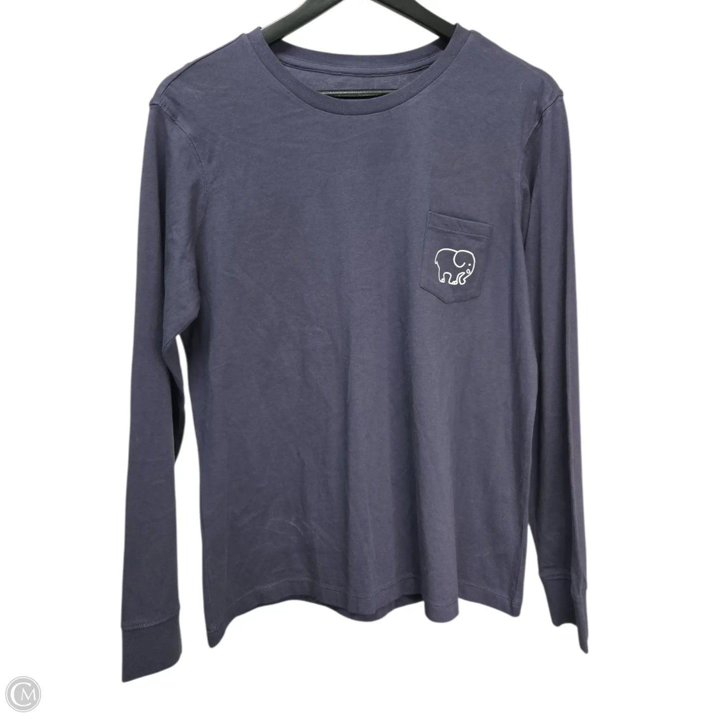 Top Long Sleeve Basic By Ivory Ella In Blue, Size: L