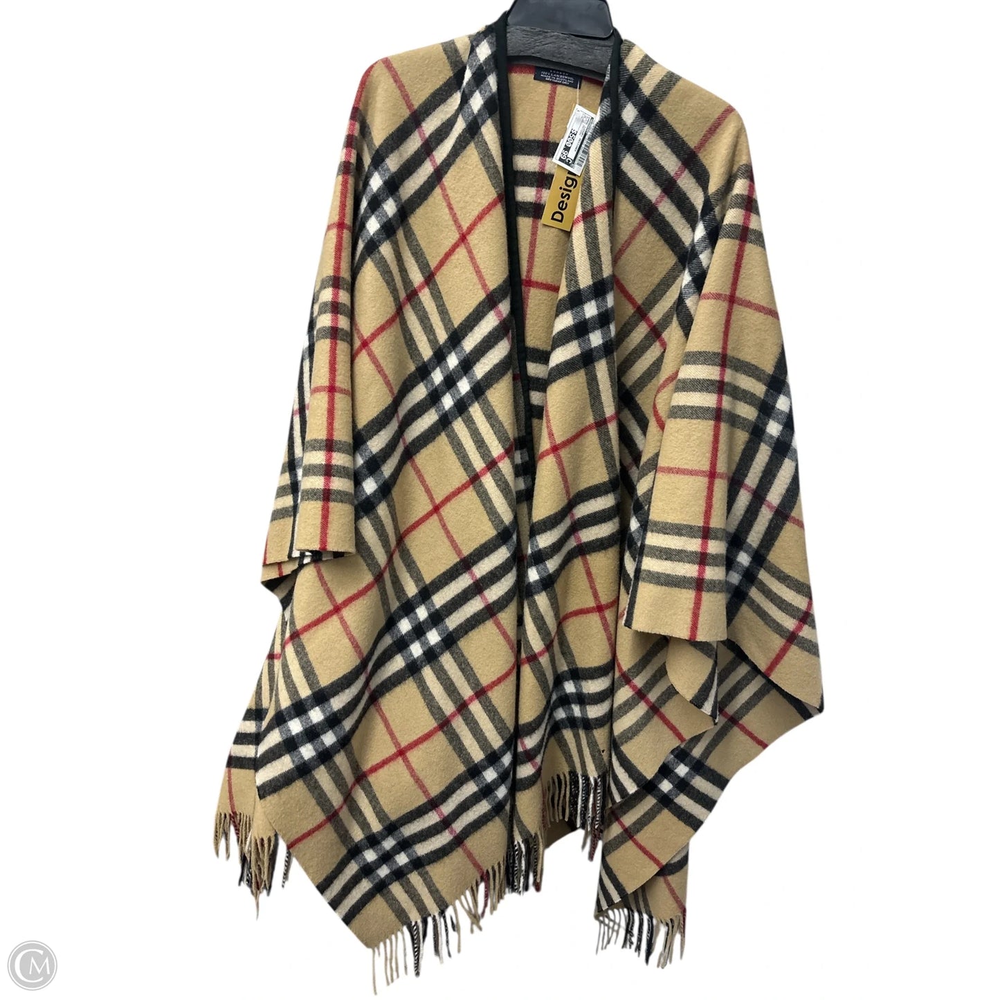 Shawl Luxury Designer By Burberry In Plaid Pattern