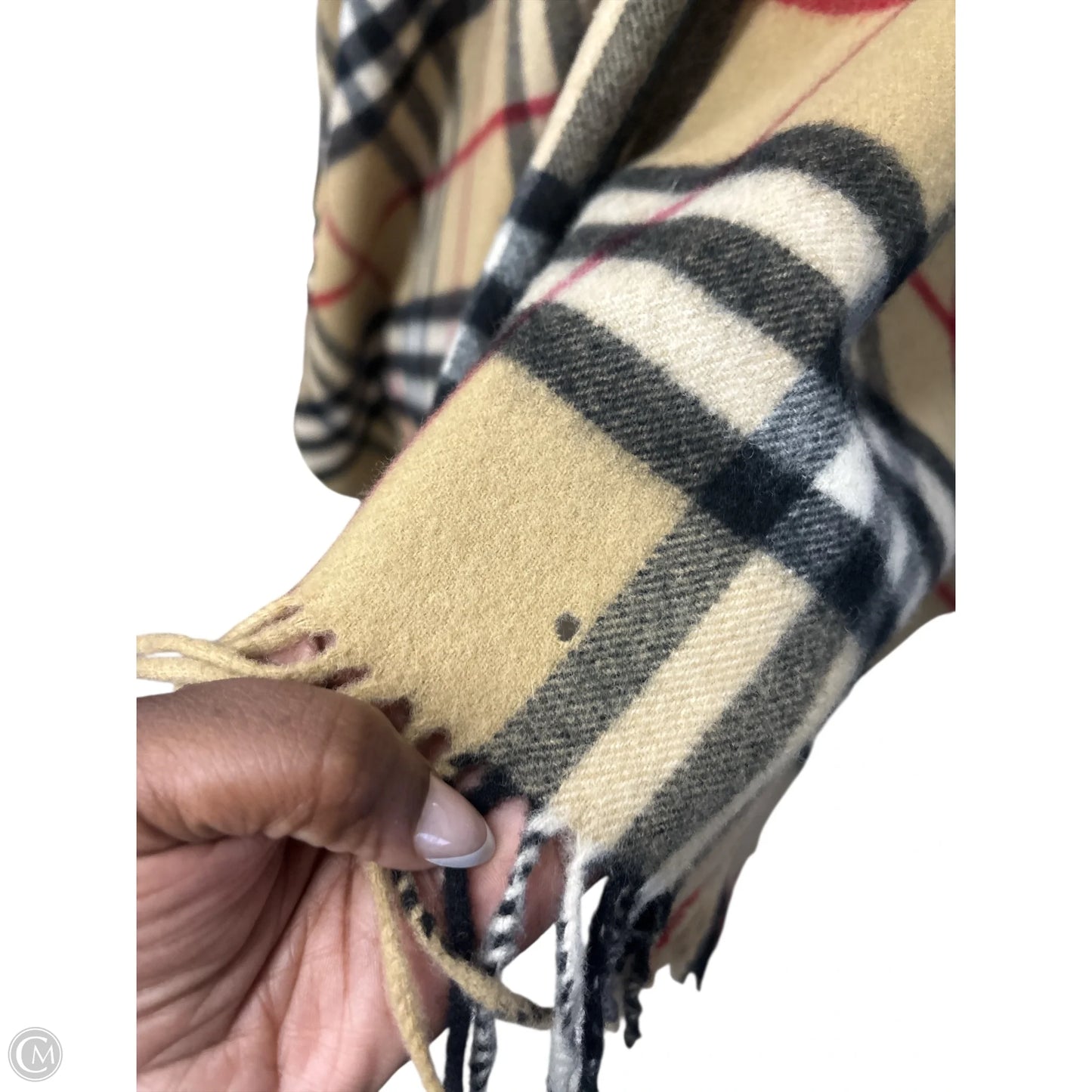 Shawl Luxury Designer By Burberry In Plaid Pattern