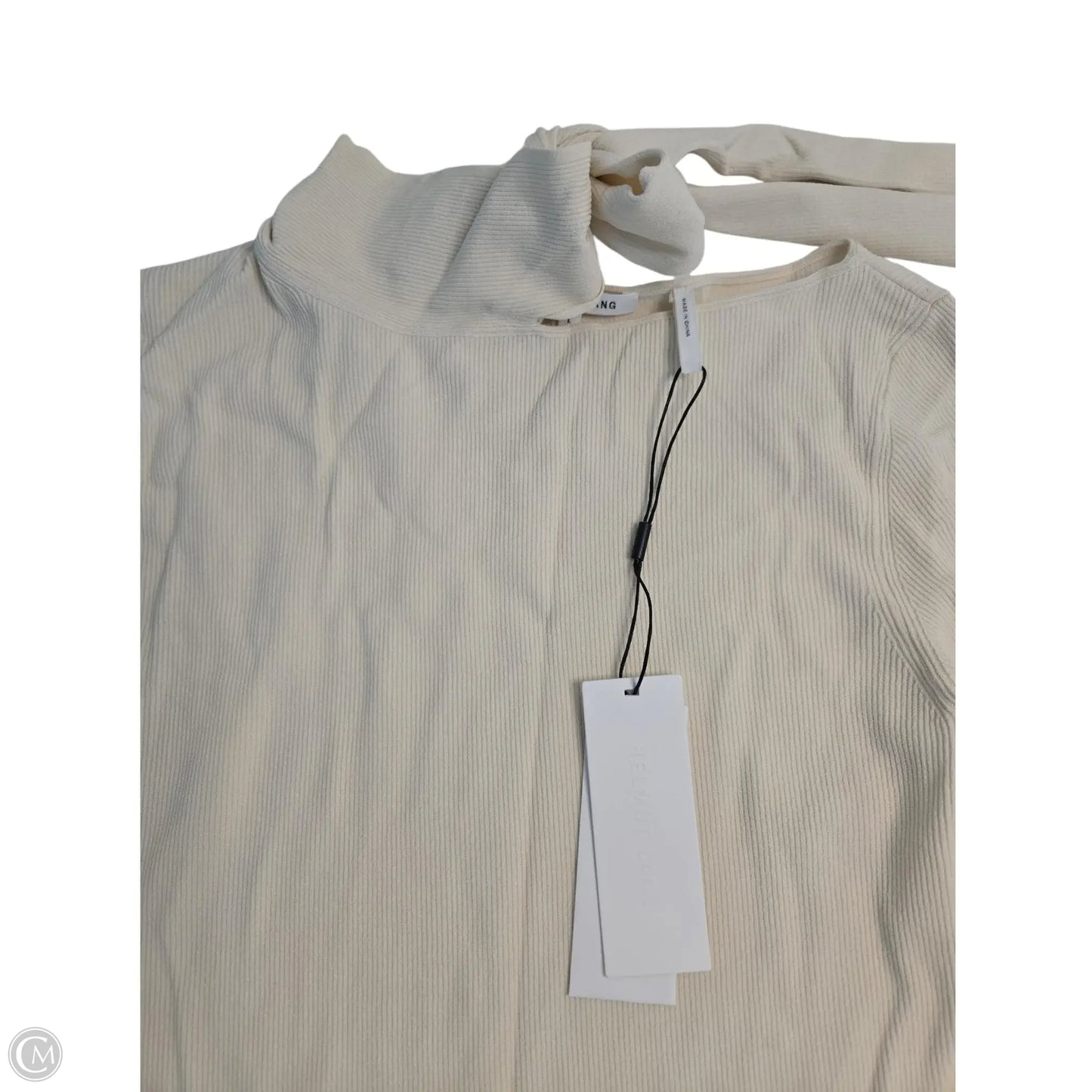 Top Long Sleeve Basic By Helmut Lang In Cream, Size: L