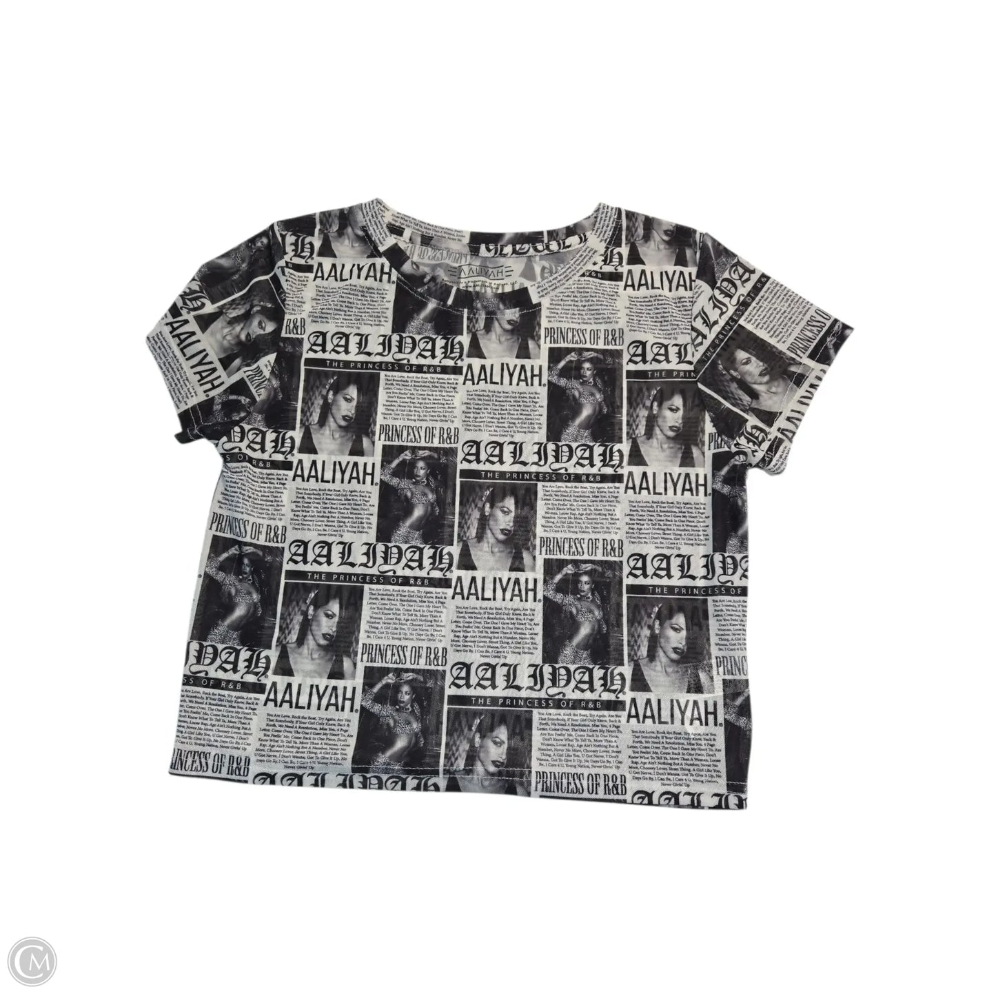 Top Short Sleeve Basic By Clothes Mentor In Black, Size: L