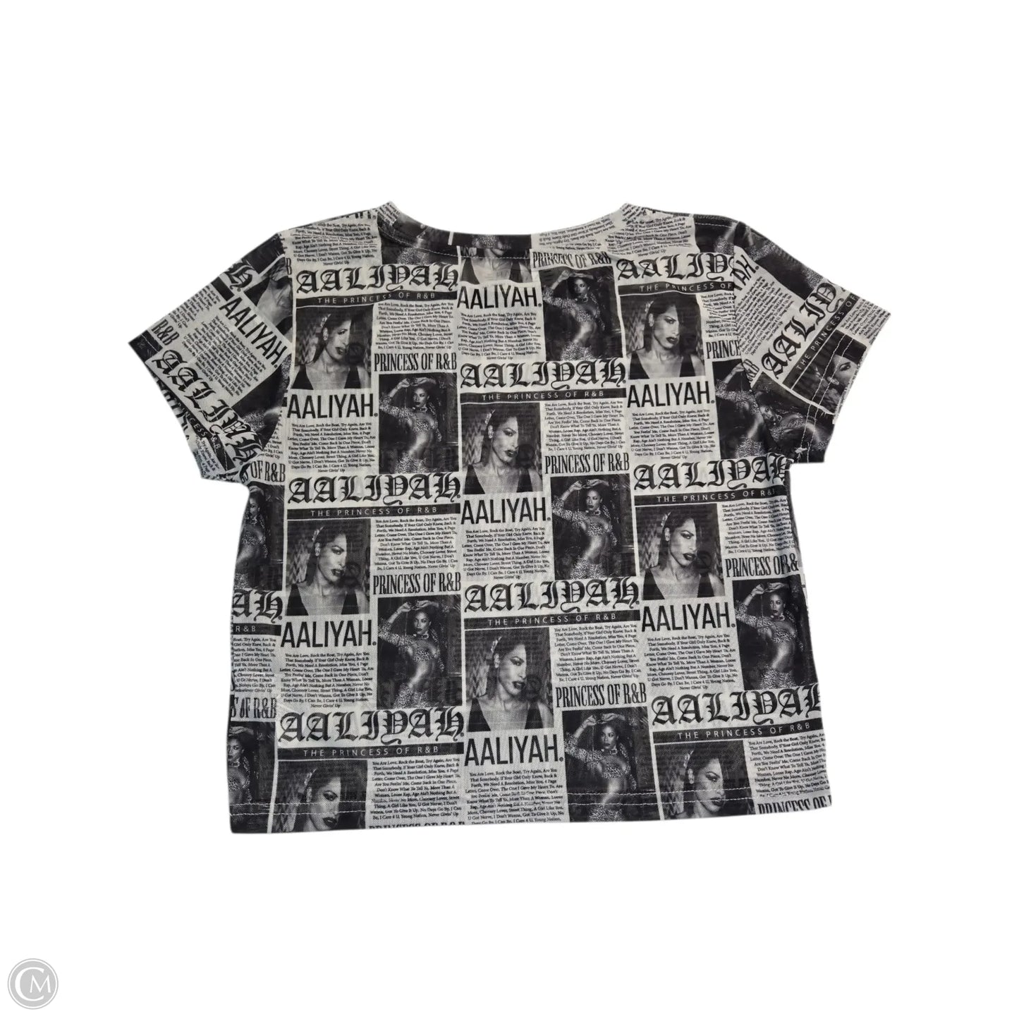 Top Short Sleeve Basic By Clothes Mentor In Black, Size: L