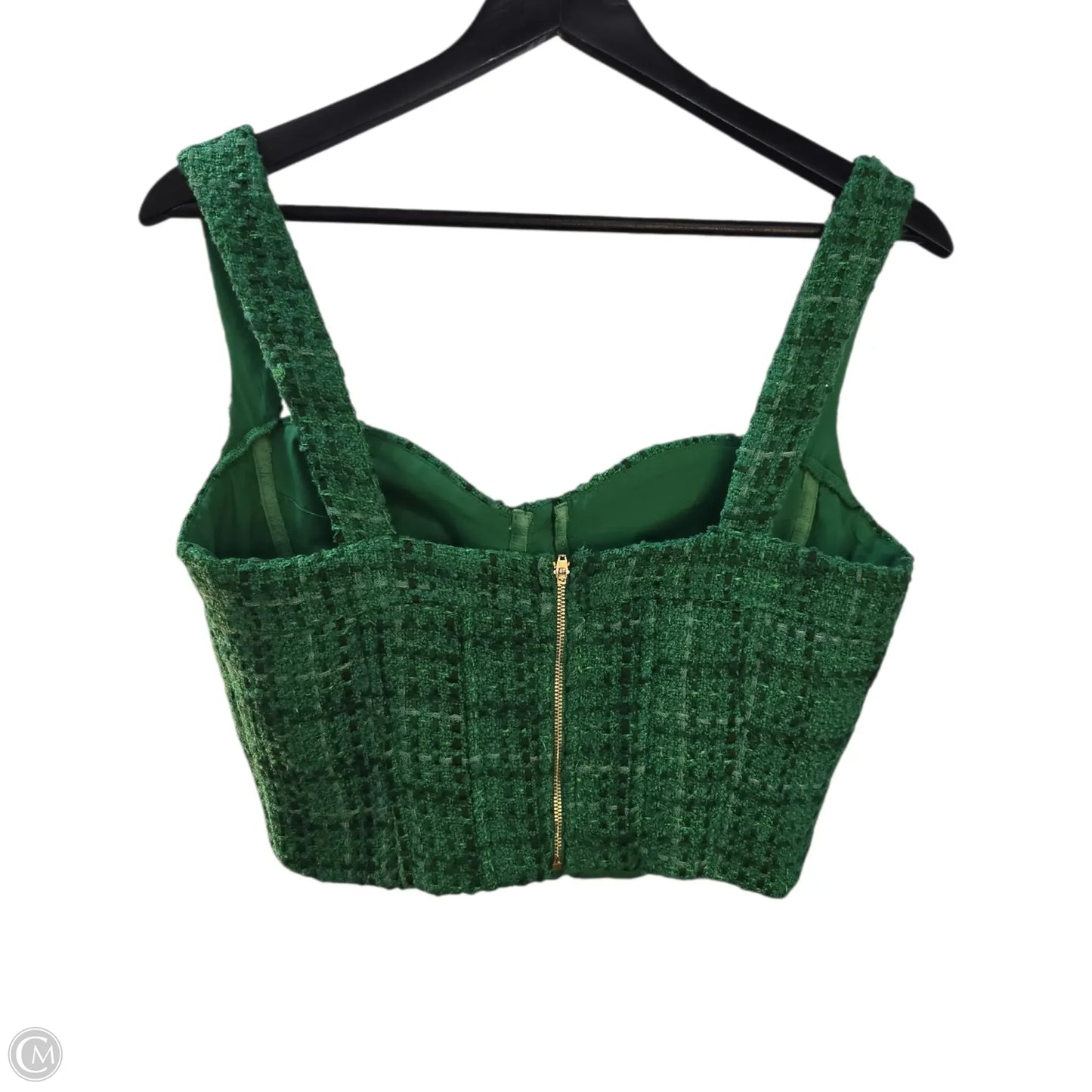 Top Sleeveless Basic By Clothes Mentor In Green, Size: L
