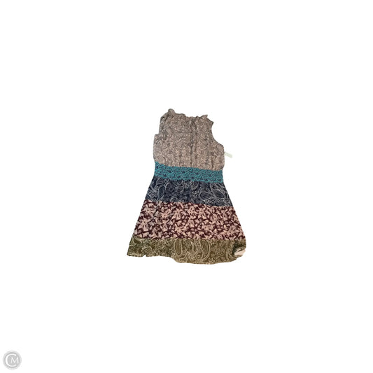 Dress Casual Midi By Cabi In Paisley Print, Size: Xl
