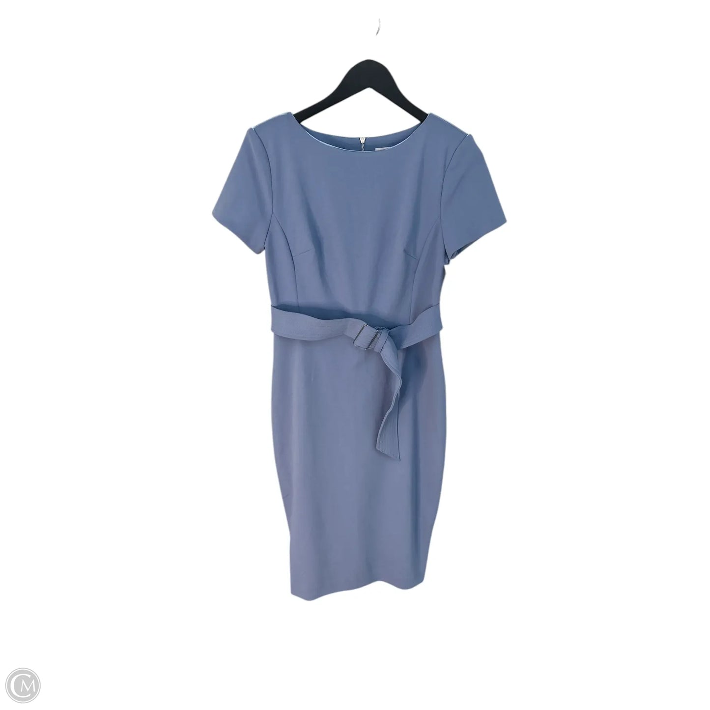 Dress Casual Midi By Calvin Klein In Blue, Size: 6