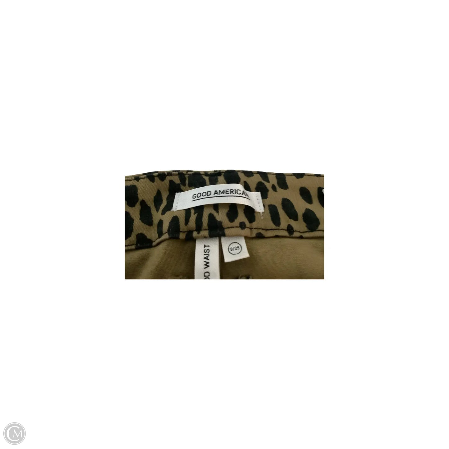 Jeans Skinny By Good American In Animal Print, Size: 8