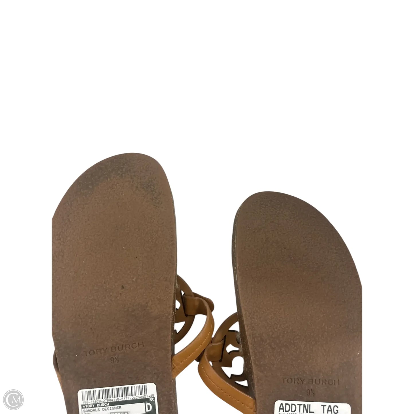 Sandals Designer By Tory Burch In Tan, Size: 9.5