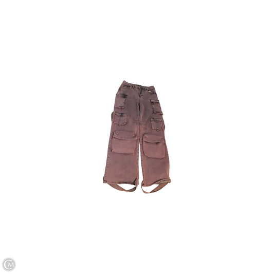 Jeans Wide Leg By REHAB LAB In Pink, Size: M