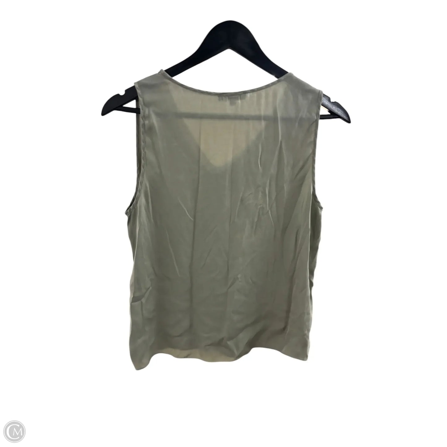 Top Sleeveless Basic By Quince In Green, Size: M