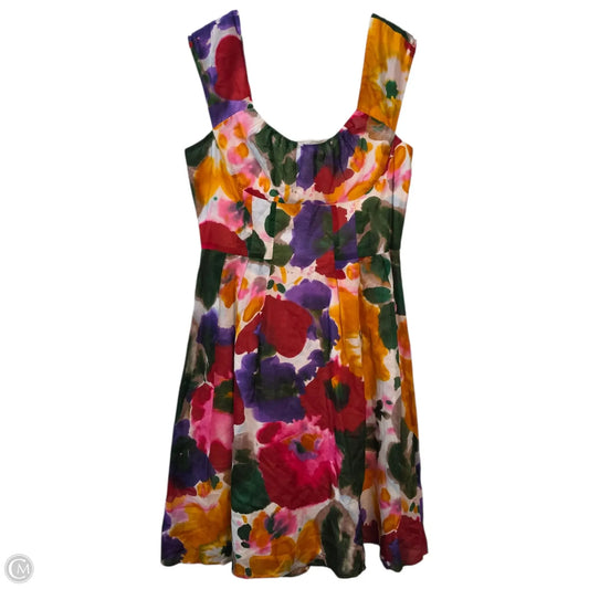 Dress Casual Midi By Calvin Klein In Multi-colored, Size: S