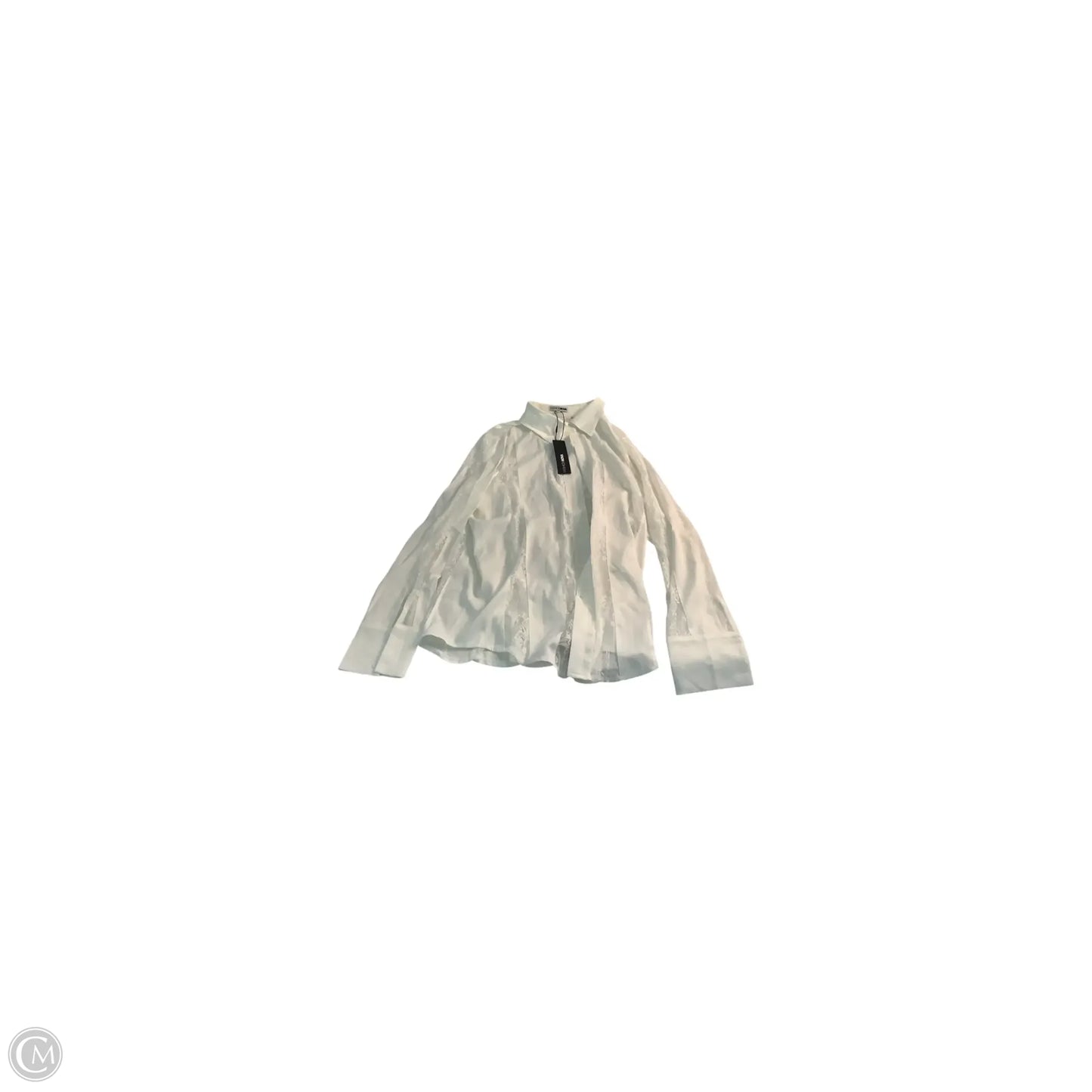 Top Long Sleeve Basic By Fashion Nova In White, Size: Xl