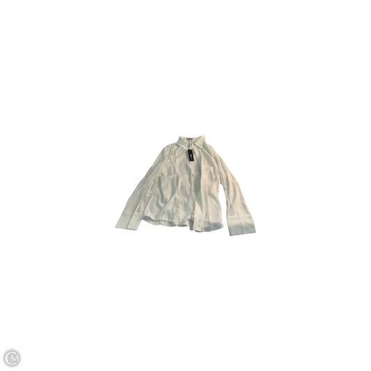 Top Long Sleeve Basic By Fashion Nova In White, Size: Xl