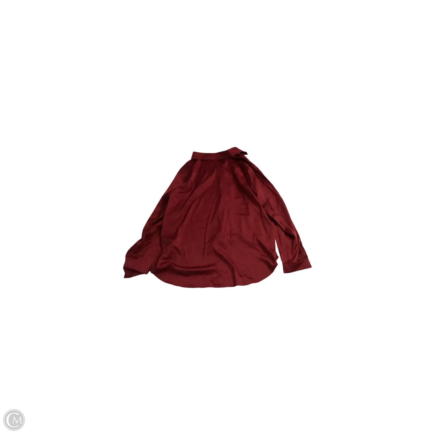 Top Long Sleeve Basic By Fashion Nova In Red, Size: 1x