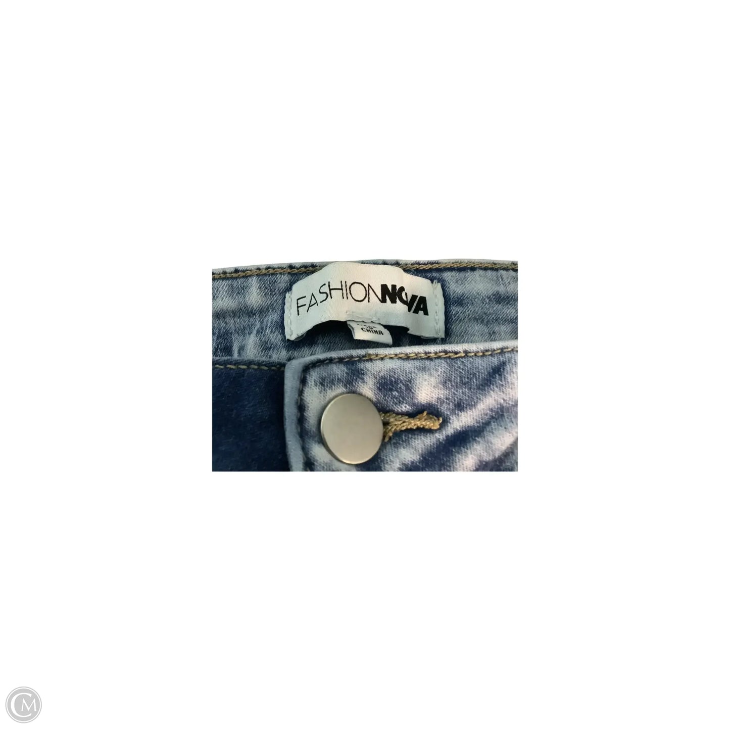 Jeans Wide Leg By Fashion Nova In Blue, Size: 14