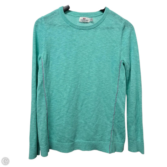 Top Long Sleeve Basic By Vineyard Vines In Green, Size: S