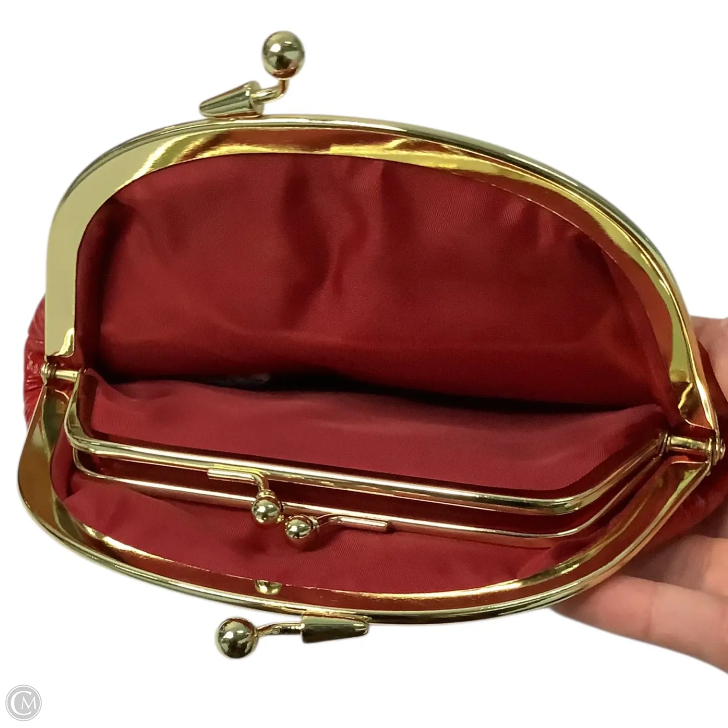 Coin Purse Leather By Clothes Mentor, Size: Small