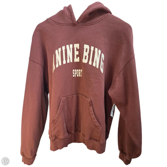 Sweatshirt Hoodie By Cma In Maroon, Size: Xs