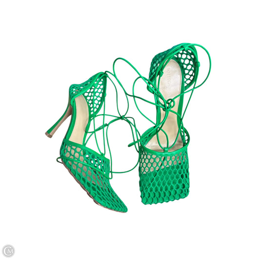 Sandals Luxury Designer By Bottega Veneta In Green