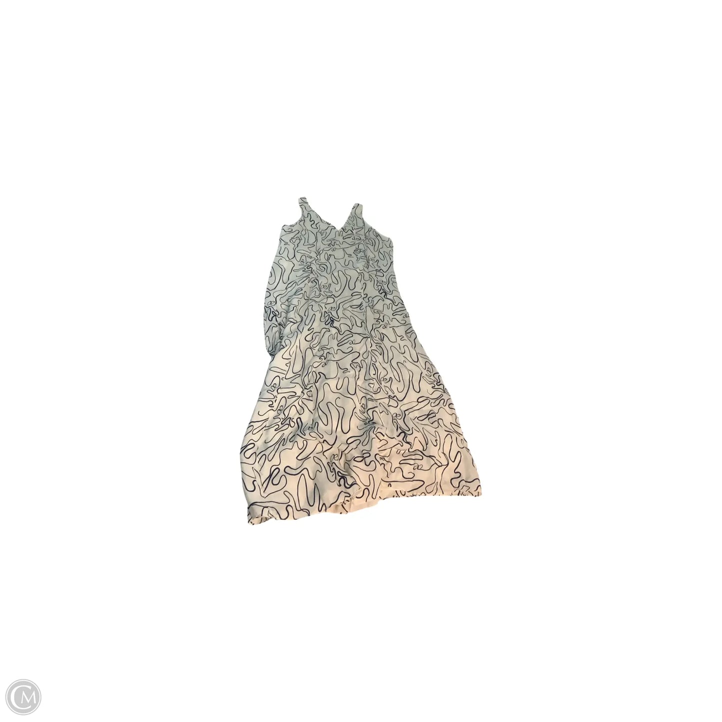 Dress Casual Maxi By A DAY In Blue & Gold, Size: L