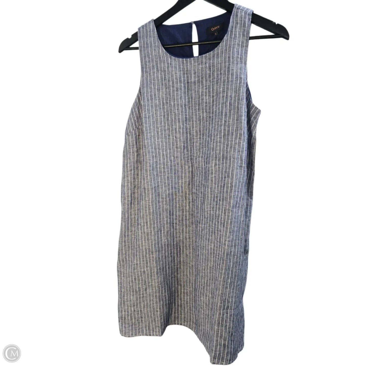 Dress Casual Midi By Quince In Blue, Size: S