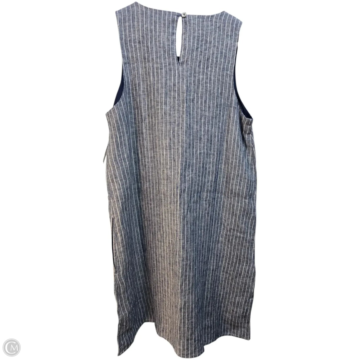 Dress Casual Midi By Quince In Blue, Size: S