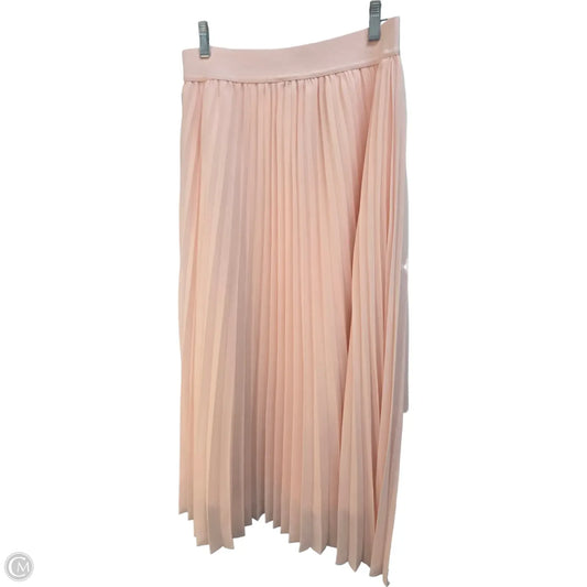 Skirt Midi By Quince In Peach, Size: S