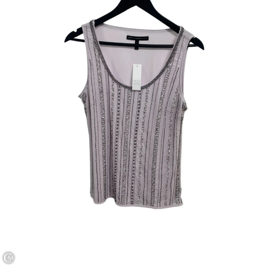 Top Sleeveless Basic By White House Black Market In Purple, Size: S