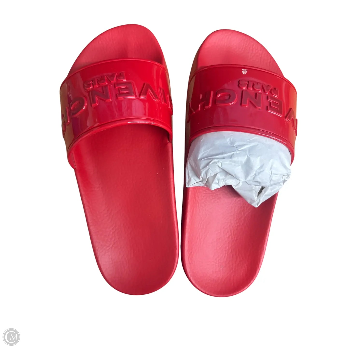 Sandals Luxury Designer By Givenchy In Red, Size: 6