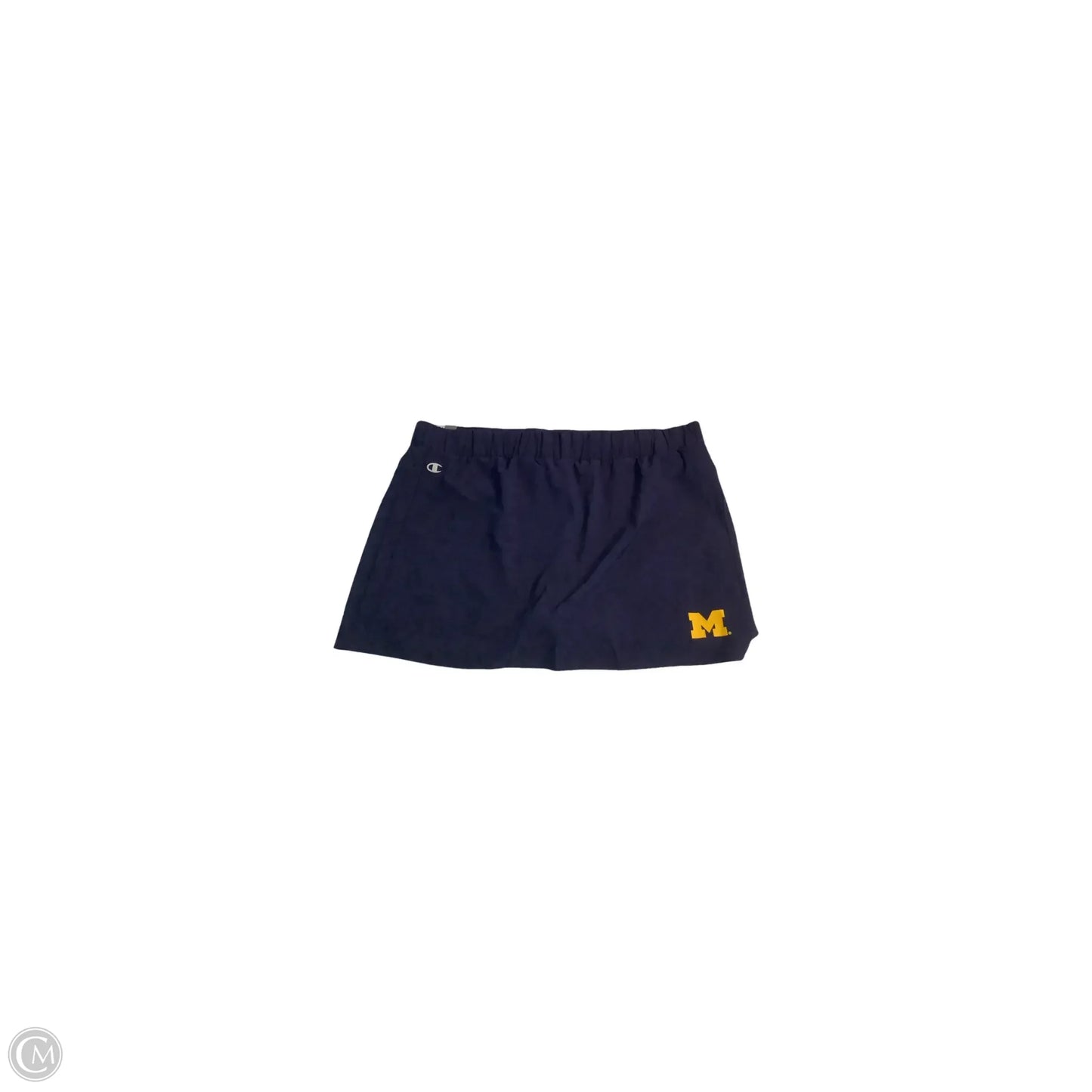 Athletic Skort By Champion In Blue, Size: Xl